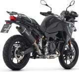 Terminale Di Scarico Con Omologazione Suono Indy-Race Evo Alluminio Nero Carbonio - Arrow Special Parts Compatibile Con Bmw F 800 Gs (2024-2026)