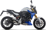 Terminale Di Scarico Con Omologazione Suono Indy Race Evo Alluminio Nero Fondello Carby - Arrow Special Parts Compatibile Con Bmw F 900 R (2025-2026)