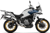 Impianto Di Scarico Completo Non Catalizzato E Con Omologazione Suono Indy-Race Evo Alluminio Nero Fondello Carby - Arrow Special Parts Compatibile Con Cfmoto 700 Mt Adventure (2025-2026)