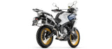 Terminale Di Scarico Con Omologazione Suono Indy-Race Evo Alluminio Nero Fondello Carby - Arrow Special Parts Compatibile Con Cfmoto 700 Mt Adventure (2025-2026)