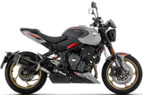 Exhaust Tip With Noise Certification Indy-Race Evo Black Aluminium Carby End Cap - Arrow Special Parts Compatible With Triumph Trident 800 (2026)