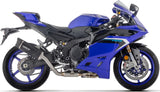 Impianto Di Scarico Completo Non Catalizzato E Con Omologazione Suono Indy-Race Evo Alluminio Nero Fondello Carby - Arrow Special Parts Compatibile Con Yamaha Yzf R9 (2025)