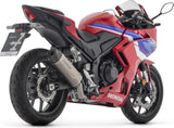 Impianto Di Scarico Completo Non Catalizzato E Con Omologazione Suono Indy-Race Evo Titanio Carbonio - Arrow Special Parts Compatibile Con Honda Cbr 500 R (2024-2026)