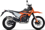 Impianto Di Scarico Completo Non Catalizzato E Con Omologazione Suono Indy-Race Evo Titanio Fondello Carby - Arrow Special Parts Compatibile Con Ktm 125 Smc-R (2025-2026)