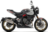 Terminale Di Scarico Con Omologazione Suono Indy-Race Evo Titanio Fondello Carby - Arrow Special Parts Compatibile Con Triumph Trident 800 (2026)