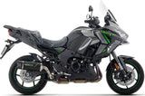 Impianto Di Scarico Completo Non Catalizzato E Con Omologazione Suono Indy-Race Evo Alluminio Nero Fondello Carby - Arrow Special Parts Compatibile Con Kawasaki Versys 1100 (2025-2026)