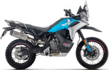Terminale Di Scarico Con Omologazione Suono Indy-Race Evo Titanio Fondello Carby - Arrow Special Parts Compatibile Con Cfmoto 800 Mt-X (2025-2026)