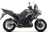 Impianto Di Scarico Completo Non Catalizzato E Con Omologazione Suono Indy-Race Evo Titanio Fondello Carby - Arrow Special Parts Compatibile Con Kawasaki Versys 1100 (2025-2026)