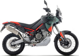 Terminale Di Scarico Con Omologazione Suono Indy-Race Evo Titanio Fondello Carby - Arrow Special Parts Compatibile Con Aprilia Tuareg 660 (2025-2026)