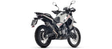 Terminale Di Scarico Con Omologazione Suono Indy-Race Alluminio Nero Fondello Carby - Arrow Special Parts Compatibile Con Moto Morini Allthrike 450 (2025-2026)