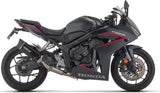 Impianto Di Scarico Completo Non Catalizzato E Senza Omologazione Suono Indy-Race Evo Alluminio Nero Carbonio - Arrow Special Parts Compatibile Con Honda Cbr 650 R (2024-2026)