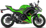 Impianto Di Scarico Completo Non Catalizzato E Senza Omologazione Suono Indy-Race Evo Alluminio Nero Carbonio - Arrow Special Parts Compatibile Con Kawasaki Z 650 (2024-2026)