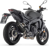 Impianto Di Scarico Completo Non Catalizzato E Senza Omologazione Suono Indy-Race Evo Alluminio Nero Carbonio - Arrow Special Parts Compatibile Con Yamaha Mt-09 (2024-2026)