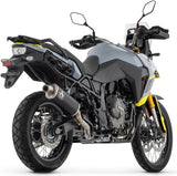 Terminale Di Scarico Con Omologazione Suono Indy-Race Alluminio Nero Fondello Inox - Arrow Special Parts Compatibile Con Suzuki V-Strom 800 Se (2025-2026)