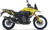 Impianto Di Scarico Completo Non Catalizzato E Con Omologazione Suono Indy-Race Alluminio Nero Fondello Inox - Arrow Special Parts Compatibile Con Suzuki V-Strom 800 De (2025-2026)
