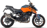 Terminale Di Scarico Con Omologazione Suono Indy-Race Titanio Carbonio - Arrow Special Parts Compatibile Con Ktm 125 Duke (2024-2026)