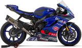 Impianto Di Scarico Completo Non Catalizzato E Senza Omologazione Suono Indy-Race Evo Competition Evo Full Titanio Carbonio - Arrow Special Parts Compatibile Con Yamaha Yzf-R6 (2017-2024)