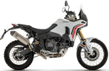 Exhaust Tip With Noise Certification Indy-Race Black Titanium Body And Carbon Cap - Arrow Special Parts Compatible With Ducati Desert X (2026)