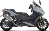 Impianto Di Scarico Completo Non Catalizzato E Senza Omologazione Suono Pista Titanio Fondello Carby - Arrow Special Parts Compatibile Con Yamaha T-Max 560 (2025-2026)