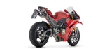 Impianto Di Scarico Completo Non Catalizzato E Senza Omologazione Suono Pro-Race Competition Evo Titanio Nero Fondello Rete - Arrow Special Parts Compatibile Con Ducati Panigale V4 (2025-2026)