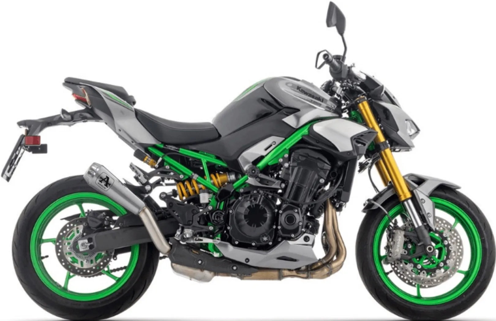Impianto Di Scarico Completo Non Catalizzato E Con Omologazione Suono Pro-Race Full Titanio - Arrow Special Parts Compatibile Con Kawasaki Z900 (2025-2026)