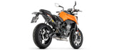 Terminale Di Scarico Senza Omologazione Suono Race-Tech Alluminio Nero Fondello Carby - Arrow Special Parts Compatibile Con Ktm 790 Duke (2025-2026)