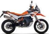Terminale Di Scarico Con Omologazione Suono Race-Tech Alluminio Fondello Carby - Arrow Special Parts Compatibile Con Ktm 790 Adventure (2025-2026)