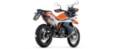 Terminale Di Scarico Con Omologazione Suono Race-Tech Alluminio Carbonio - Arrow Special Parts Compatibile Con Ktm 890 Smt (2023-2026)
