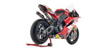 Impianto Di Scarico Completo Non Catalizzato E Senza Omologazione Suono Round Competition Titanio Fondello Carby - Arrow Special Parts Compatibile Con Ducati Panigale V2 / S (2025-2026)