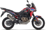 Terminale Di Scarico Con Omologazione Suono Sonora Titanio Carbonio - Arrow Special Parts Compatibile Con Honda Crf 1100 L Africa Twin (2024-2026)