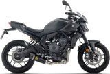 Impianto Di Scarico Completo Non Catalizzato E Senza Omologazione Suono Thunder Alluminio Nero Fondello Carby - Arrow Special Parts Compatibile Con Yamaha Mt-07 (2025-2026)