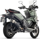 Terminale Di Scarico Con Omologazione Suono Urban Alluminio Nero - Arrow Special Parts Compatibile Con Zontes Zt 368 G (2025-2026)