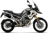 Terminale Di Scarico Senza Omologazione Suono Veloce Alluminio Nero Carbonio - Arrow Special Parts Compatibile Con Triumph Tiger 1200 (2022-2024)