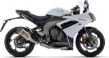 Impianto Di Scarico Completo Non Catalizzato E Senza Omologazione Suono Veloce Titanio Carbonio - Arrow Special Parts Compatibile Con Triumph Daytona 660 (2024-2026)