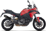 Uncatalysed Exhaust System Without Sound Certification Veloce Black Titanium Carby End Cap - Arrow Special Parts Compatible With Ducati Multistrada V2 - S (2025)