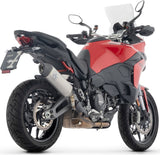Uncatalysed Exhaust System Without Sound Certification Veloce Full Titanium Carby End Cap - Arrow Special Parts Compatible With Ducati Multistrada V2 - S (2025)