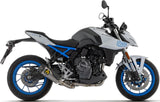 Impianto Di Scarico Completo Non Catalizzato E Senza Omologazione Suono Works Inox Nero Fondello Carby - Arrow Special Parts Compatibile Con Suzuki Gsx 8S (2024-2025)