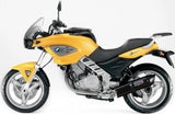 Terminale Di Scarico Con Omologazione Suono Furore Alluminio Nero - Gpr Compatibile Con Bmw F 650 Cs Scarver (2001-2006)