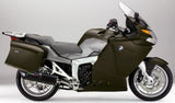 Terminale Di Scarico Con Omologazione Suono Furore Alluminio Nero - Gpr Compatibile Con Bmw K 1200 Gt (2006-2008)