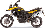 Terminale Di Scarico Con Omologazione Suono Albus Ceramic Alluminio Bianco - Gpr Compatibile Con Bmw F 800 Gs (2008-2015)