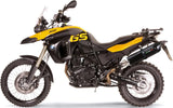 Terminale Di Scarico Con Omologazione Suono Furore Alluminio Nero - Gpr Compatibile Con Bmw F 800 Gs (2008-2015)
