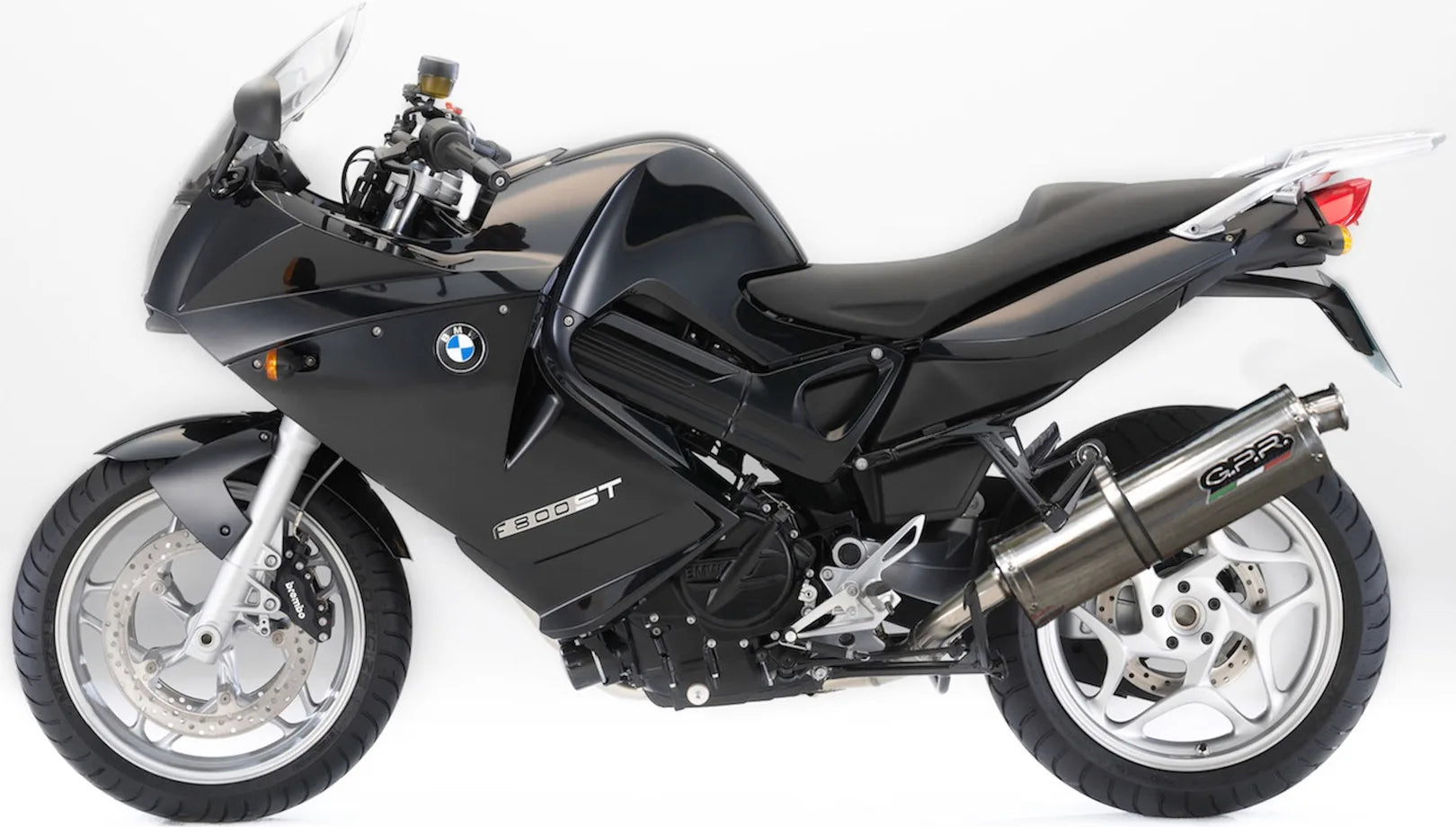 Impianto Di Scarico Completo Catalizzato E Con Omologazione Suono Trioval Acciaio - Gpr Compatibile Con Bmw F 800 - S - St (2006-2011)