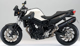 Terminale Di Scarico Con Omologazione Suono Furore Alluminio Nero - Gpr Compatibile Con Bmw F 800 R (2009-2014)