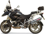 Terminale Di Scarico Con Omologazione Suono Trioval Acciaio - Gpr Compatibile Con Bmw R 1200 Gs - Adventure (2010-2012)