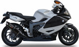 Terminale Di Scarico Con Omologazione Suono Furore Alluminio Nero - Gpr Compatibile Con Bmw K 1300 S - R (2009-2014)
