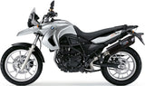 Terminale Di Scarico Con Omologazione Suono Furore Alluminio Nero - Gpr Compatibile Con Bmw F 650 Gs Twin (2008-2018)