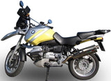 Terminale Di Scarico Con Omologazione Suono Trioval Acciaio - Gpr Compatibile Con Bmw R 1100 Gs (1994-1998)