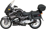 Terminale Di Scarico Con Omologazione Suono Furore Alluminio Nero - Gpr Compatibile Con Bmw R 1100 Rt (1994-2001)