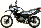 Terminale Di Scarico Con Omologazione Suono Ghisa Acciaio Nero - Gpr Compatibile Con Bmw G 650 Gs - Sertao (2010-2016)