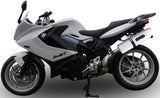 Terminale Di Scarico Con Omologazione Suono Albus Ceramic Alluminio Bianco - Gpr Compatibile Con Bmw F 800 Gt (2012-2016)